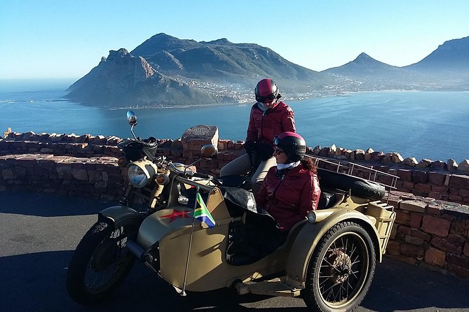 Cape Town City Sightseeing by Motorcycle Sidecar Experience