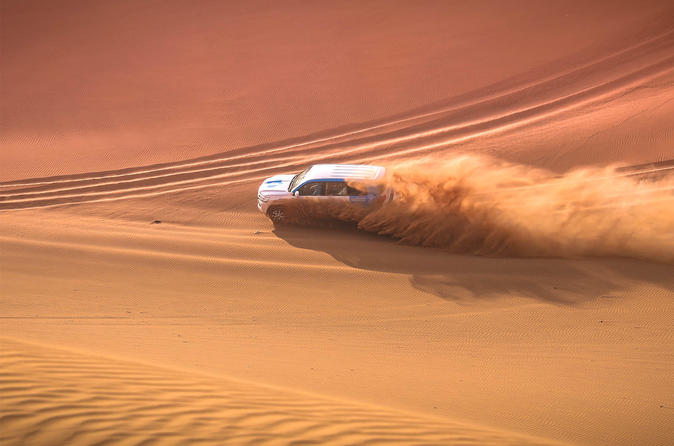 Doha: 5-Hour Safari, Camel Ride, Sandboarding & Inland Sea