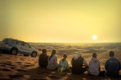 Doha Sunset Safari: Camel Trek with Dune Bashing and Sandboarding
