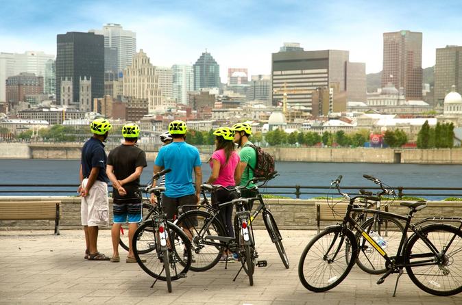 4 Hour Montreal Architecture & City Bike Tour with Wine or Beer