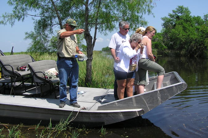Small-Group Airboat Swamp Adventure and Plantation Tour from New Orleans