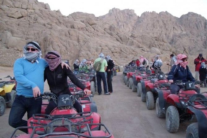 Quad Bike and Camel Ride Tour with Dinner from Sharm El Sheikh